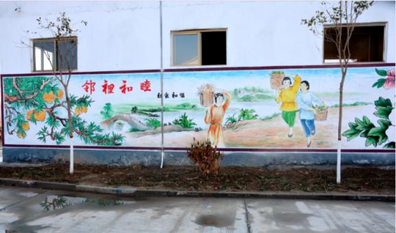 松溪乡镇文化墙 乡风文明焕发新活力