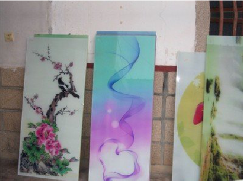 松溪玻璃喷绘的特点。