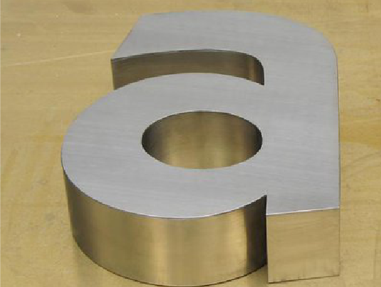 松溪不锈钢字制作介绍。